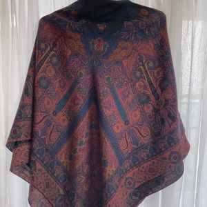 Vintage Etro Wool & Silk Shawl / Scarf / Wrap